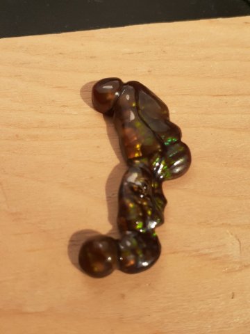 Fire agate loose stone