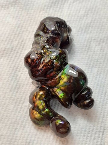 Fire agate loose stone