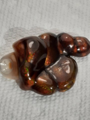 Fire agate loose stone