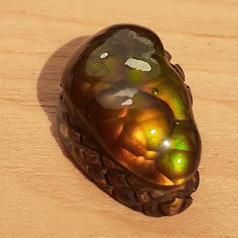 Fire agate loose stone