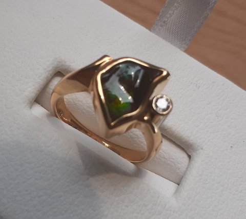 Fire agate ring - Jewellery