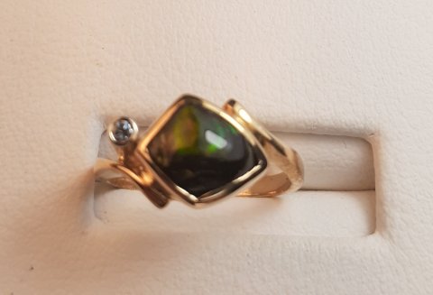 Fire agate ring - Jewellery