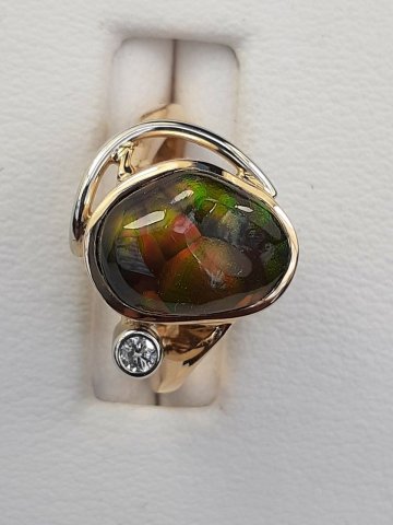Fire agate ring - Jewellery