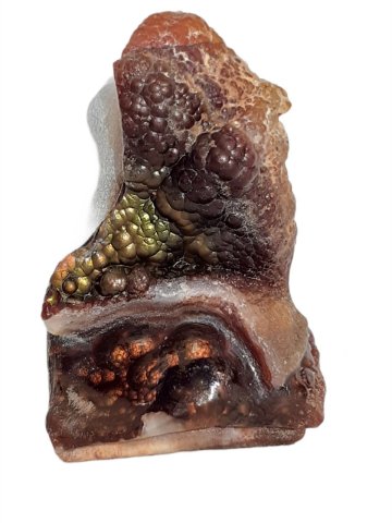 Fire agate specimen